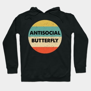 Antisocial Butterfly design Hoodie